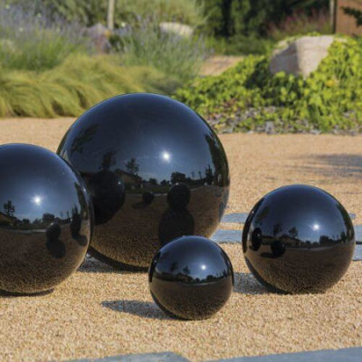 Boules décoratives - Inox noir